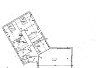 Plattegrond huis-Plan de maison-House plan